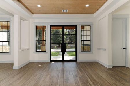 Dual Glass Door Entry