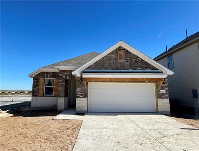 New construction Single-Family house 504 Palo Brea Loop, Hutto, TX 78634 Brodie Homeplan- photo 0