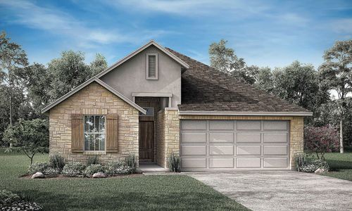 New construction Single-Family house 12830 Hush Drive, San Antonio, TX 78245 Livingston C- photo 0