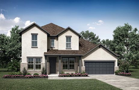 New construction Single-Family house 316 Coldwater Creek Court, Conroe, TX 77304 Deerfield II E- photo 0