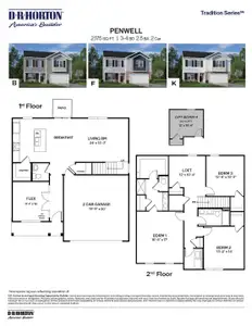 New construction Single-Family house 45 Tobacco Woods Drive, Youngsville, NC 27596 Penwell- photo