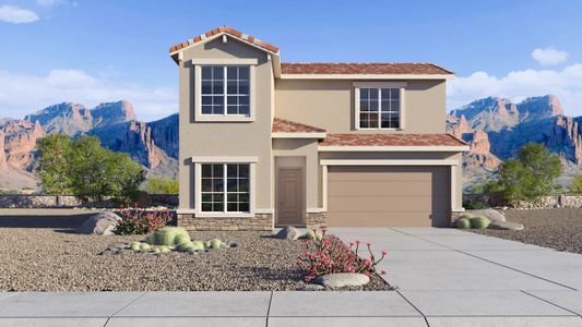 New construction Single-Family house Mitchell, 5942 East Cat Balue Drive, Phoenix, AZ 85054 - photo