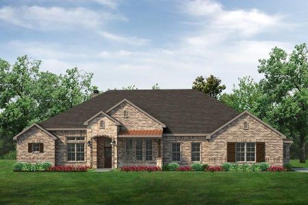 New construction Single-Family house 3624 Lariat Trail, Van Alstyne, TX 75495 Bosque II- photo 0 0