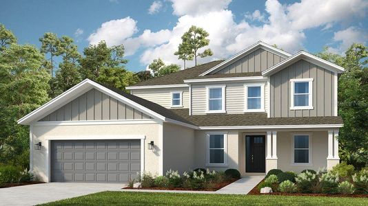 New construction Single-Family house 2355 Overfalls Place, Wesley Chapel, FL 33543 Sand Key- photo 0