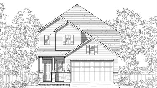 New construction Single-Family house 237 Dycus Bnd, Liberty Hill, TX 78642 Everett Plan- photo 1 1