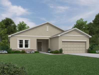 New construction Single-Family house Yellowstone, 1609 Hill Park Drive, Deltona, FL 32725 - photo