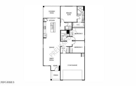 New construction Single-Family house 20975 N Roadrunner Lane, Maricopa, AZ 85138 Mayfair- photo
