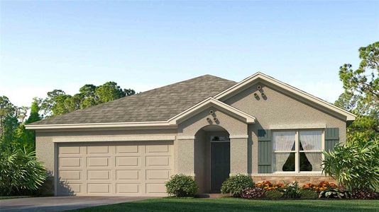 New construction Single-Family house 7100 Broad River Avenue, Land O' Lakes, FL 34638 - photo 0