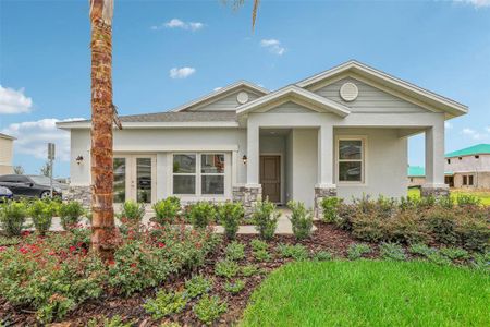 New construction Single-Family house 1032 Patriot Loop, Haines City, FL 33844 The Portland- photo 0