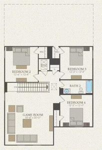 Pulte Homes, Enloe floor plan