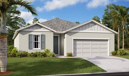 New construction Single-Family house 188 Hilltop Bloom Loop, Haines City, FL 33838 Slate- photo 0 0
