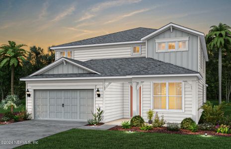 New construction Single-Family house 2408 Glade Lane, Green Cove Springs, FL 32043 Yorkshire- photo 1 1
