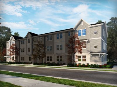 New construction Townhouse house Aden, 3918 Memorial Parkway, Charlotte, NC 28217 - photo