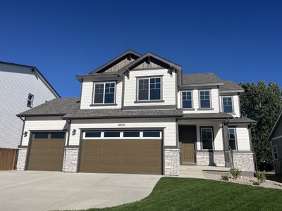 New construction Single-Family house 16950 Mckay Drive, Mead, CO 80542 Keystone II- photo 0