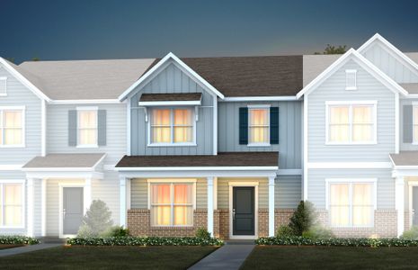 New construction Townhouse house Scarlett, 7409 Fayetteville Road, Raleigh, NC 27603 - photo