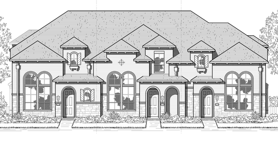 New construction Townhouse house Chatham Plan, 8305 Oak Island Trail, McKinney, TX 75071 - photo