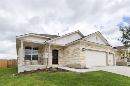 New construction Single-Family house 3708 Pin Oak Hills, Seguin, TX 78155 Freestone- photo 0