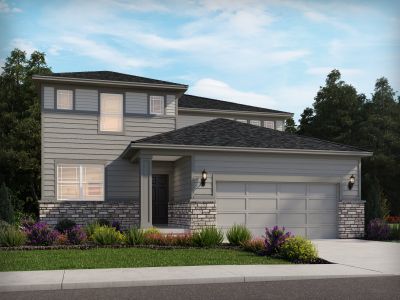 New construction Single-Family house The Evergreen, Hilltop Drive, Windsor, CO 80550 - photo