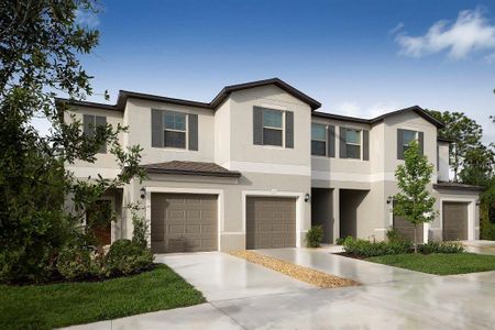 New construction Townhouse house 36468 Camp Fire Ter, Zephyrhills, FL 33541 - photo 0