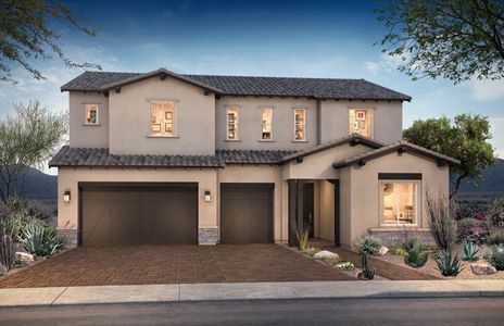 New construction Single-Family house 34170 N Tanglewood Pass, Queen Creek, AZ 85144 Plan 5016 Exterior B- photo 0 0