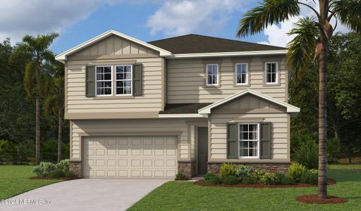 New construction Single-Family house 481 Elm Creek Drive, Saint Augustine, FL 32092 Moonstone- photo 0 0