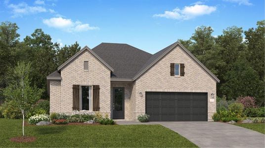 New construction Single-Family house 2427 Honeyberry Shrub Drive, Manvel, TX 77578 Bellaire- photo 0