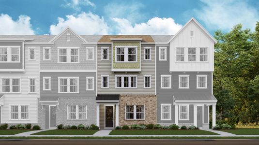 New construction Townhouse house Chamberlain, 1005 Lookout Shoals Drive, Fort Mill, SC 29715 - photo