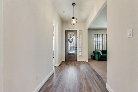 Beautiful entry door & wood floors