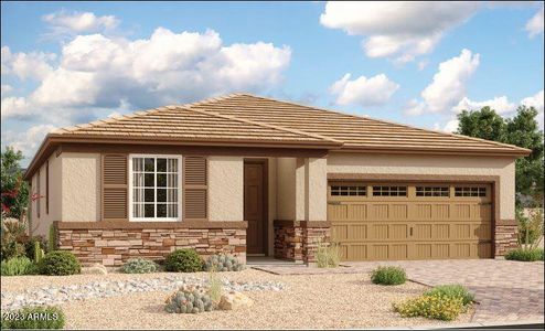 New construction Single-Family house 17646 W Running Deer Trail, Surprise, AZ 85387 Raleigh- photo 0 0