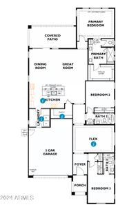 New construction Single-Family house 21245 E Macaw Drive, Queen Creek, AZ 85142 Plan 4023 Exterior B- photo 1 1