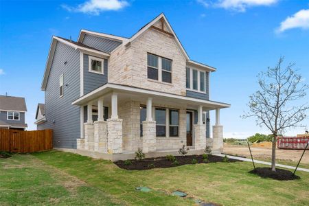 New construction Single-Family house 228 Travis Ln, Liberty Hill, TX 78642 Falcon Homeplan- photo 3 3