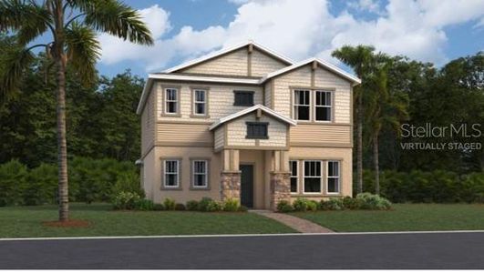 New construction Single-Family house 3142 Springbank Drive, Saint Cloud, FL 34771 Aurora- photo 0