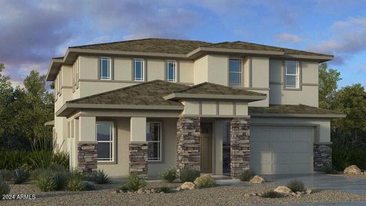 New construction Single-Family house 20578 E Via De Colina, Queen Creek, AZ 85142 Lewiston- photo 0