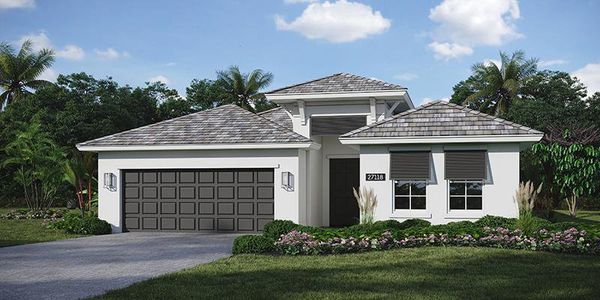 New construction Single-Family house 12446 Southwest Sunrise Lake Terrace, Port Saint Lucie, FL 34987 Palomar- photo 1 1