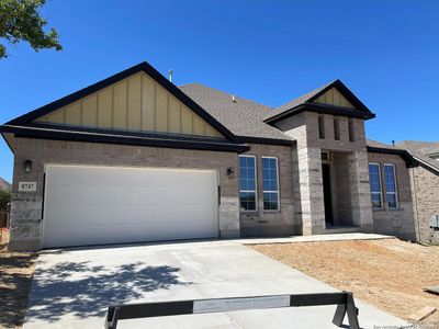 New construction Single-Family house 8747 Whisper Gate, Fair Oaks Ranch, TX 78015 Milam Homeplan- photo