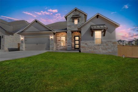 New construction Single-Family house 604 Crescent View Dr, Georgetown, TX 78628 Taylor 4122 Freedom Series- photo 0