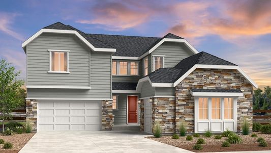 New construction Single-Family house Steamboat | A Multi-Gen Home, 1720 Fox Trotter Point, Castle Rock, CO 80104 - photo
