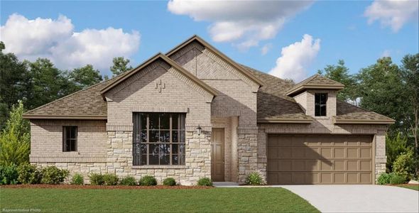 New construction Single-Family house 1636 Glacier Drive, Forney, TX 75126 Mitchell Homeplan- photo 0