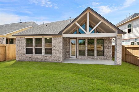 New construction Single-Family house 16754 Yaklin Meadow Court, Humble, TX 77346 The Staten- photo