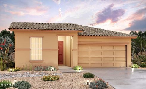 New construction Single-Family house 21565 West Papago Street, Buckeye, AZ 85326 Castillo Series - Clover- photo 0