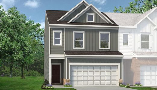 New construction Townhouse house The Norwood II, 1005 North Old Cumming Road, Sugar Hill, GA 30518 - photo