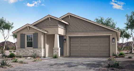 New construction Single-Family house 917 W Macaw Dr, Queen Creek, AZ 85140 Citrine- photo 4 4