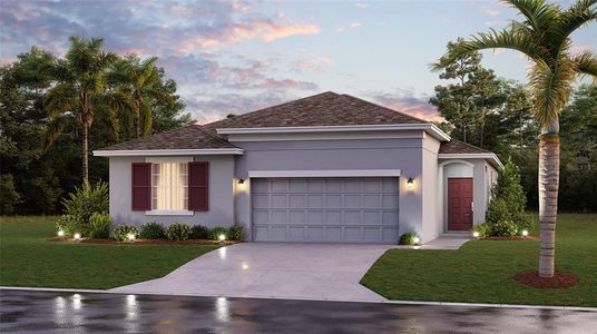 New construction Single-Family house 341 Singing Sands Circle, Lake Wales, FL 33859 - photo 0