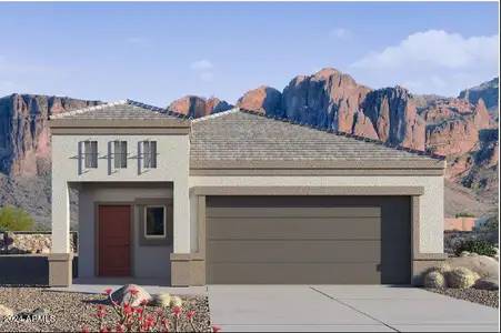 New construction Single-Family house 5224 E Umber Road, San Tan Valley, AZ 85143 Matterhorn- photo 0