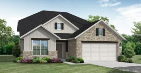 New construction Single-Family house 1002 Westfield St, Hutto, TX 78634 Goodrich (2493-CV-40)- photo 0