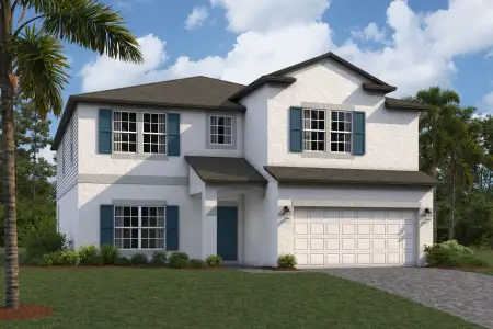 New construction Single-Family house 5753 Jeffries Way, Wesley Chapel, FL 33545 Coronado II- photo 0