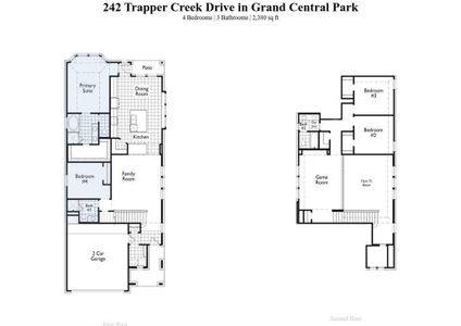 New construction Single-Family house 242 Trapper Creek, Conroe, TX 77304 Everleigh Plan- photo 1 1