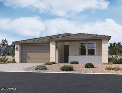 New construction Single-Family house 22923 E Lords Way, Queen Creek, AZ 85142 Larkspur Homeplan- photo 0