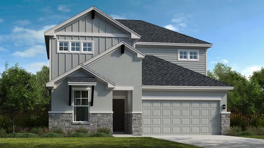 New construction Single-Family house 4332 Contrail Lane, Round Rock, TX 78665 Pleasanton- photo 0 0