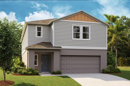 New construction Single-Family house 34456 Moonflower Avenue, Wesley Chapel, FL 33545 Valencia- photo 0 0